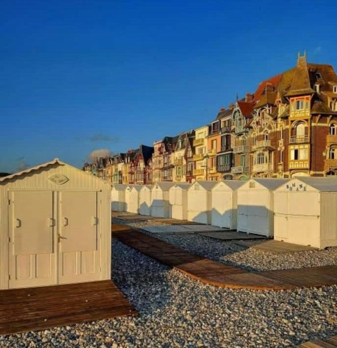 Le 8 ∙ Appartement Cosy Avec Balcon Vue Sur Mer Mers-les-Bains Buitenkant foto