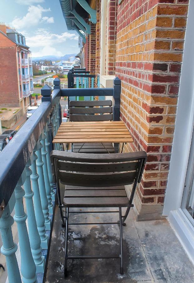 Le 8 ∙ Appartement Cosy Avec Balcon Vue Sur Mer Mers-les-Bains Buitenkant foto